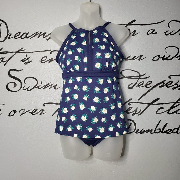 Lands' End Swim Draper James From Lands End Navy Magnolia Swim